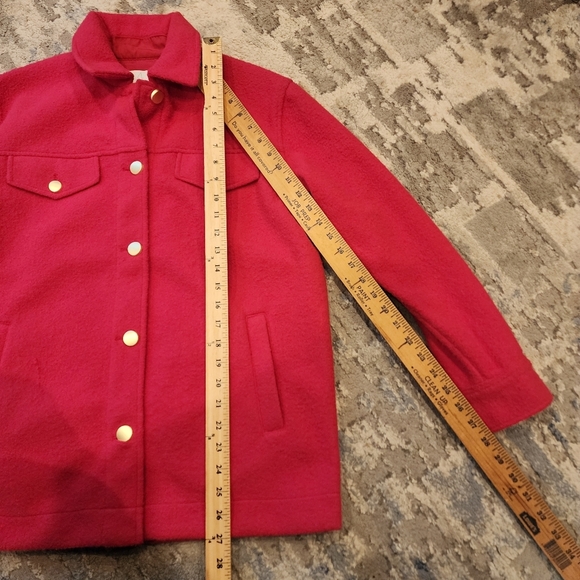 NWT Joie Faux Wool Pink Jacket. Size XS. Slightly oversized. - Picture 11 of 16